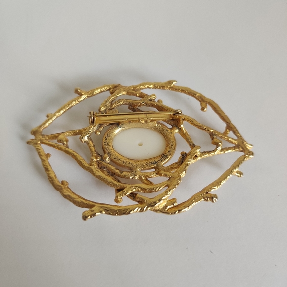 Vintage MCM modernist statement brooch - Picture 7 of 8